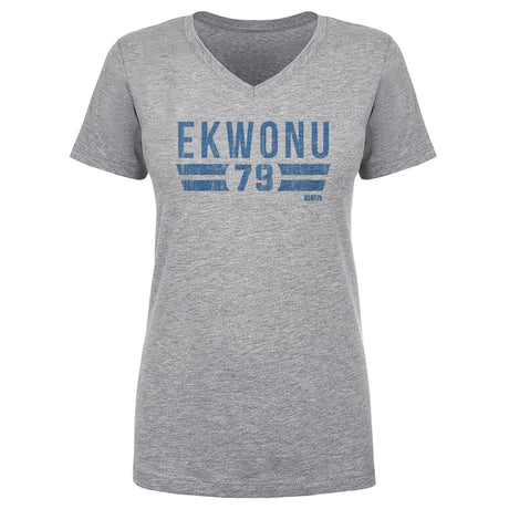 Ickey Ekwonu Women's V-Neck T-Shirt | 500 LEVEL