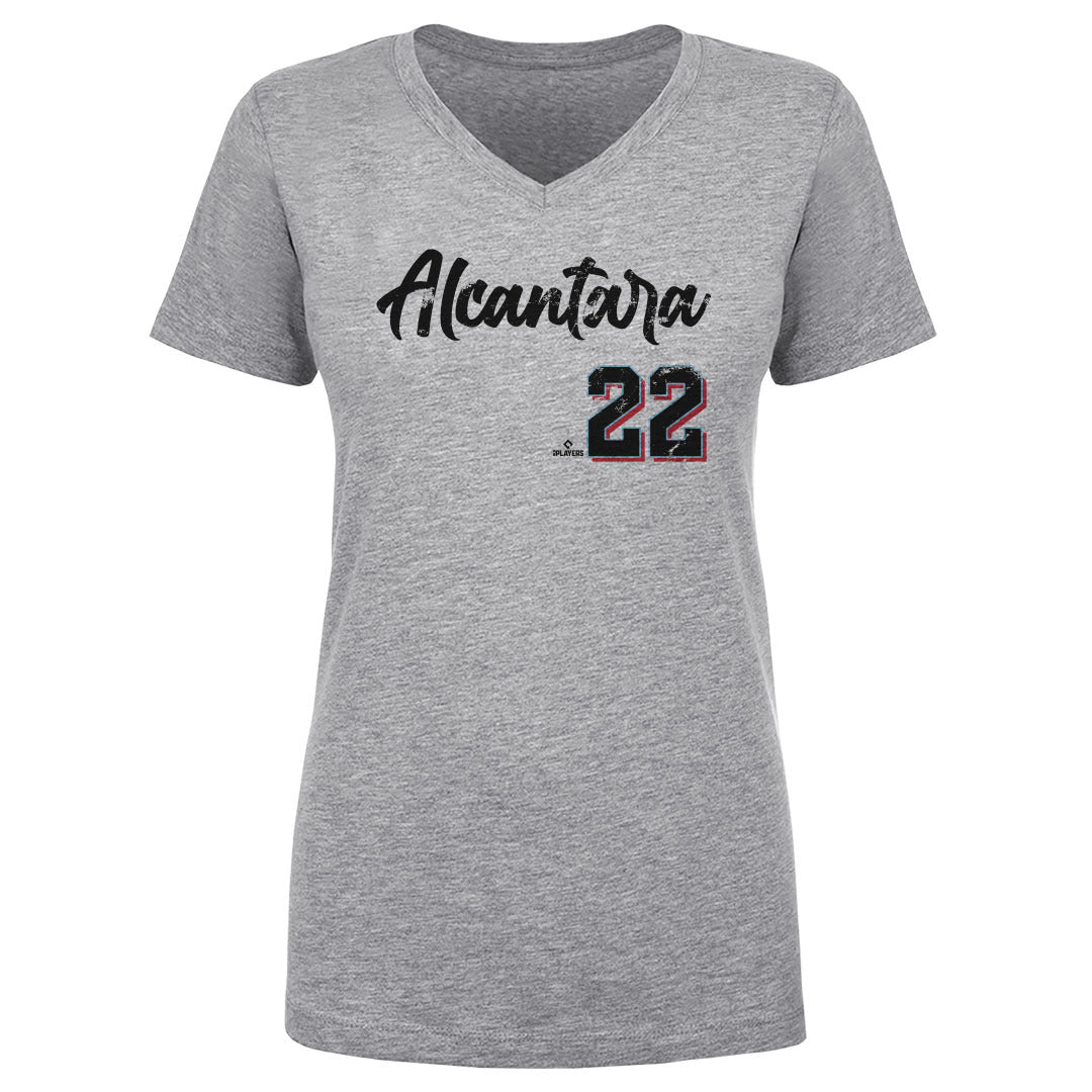 Sandy Alcantara Women's V-Neck T-Shirt | 500 LEVEL