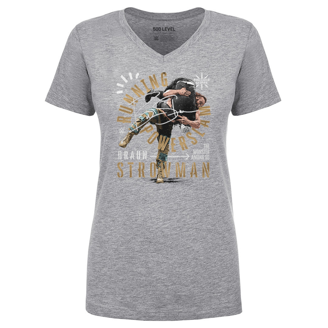 Braun Strowman Women's V-Neck T-Shirt | 500 LEVEL