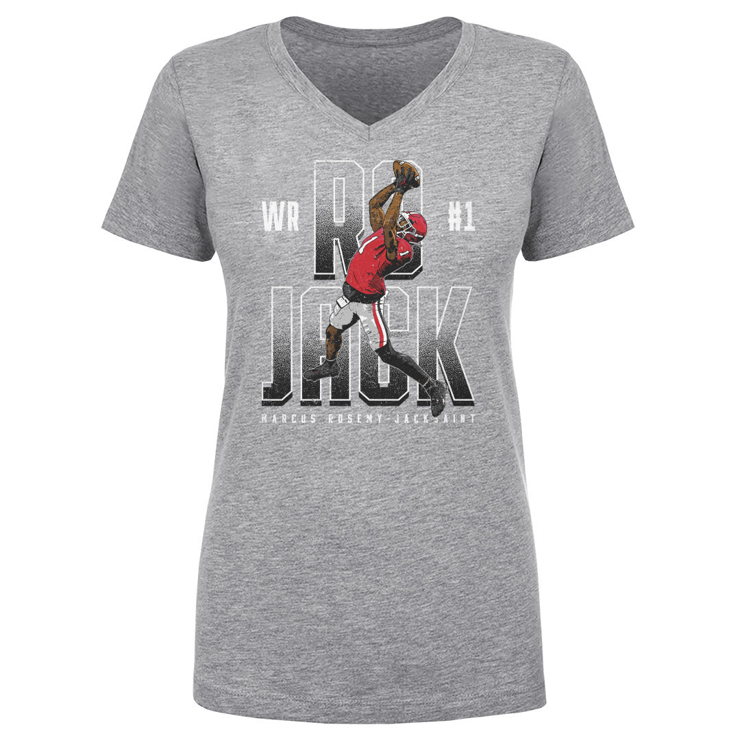 Marcus Rosemy-Jacksaint Women's V-Neck T-Shirt | 500 LEVEL
