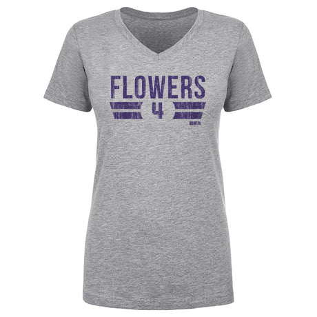 Zay Flowers Women's V-Neck T-Shirt | 500 LEVEL