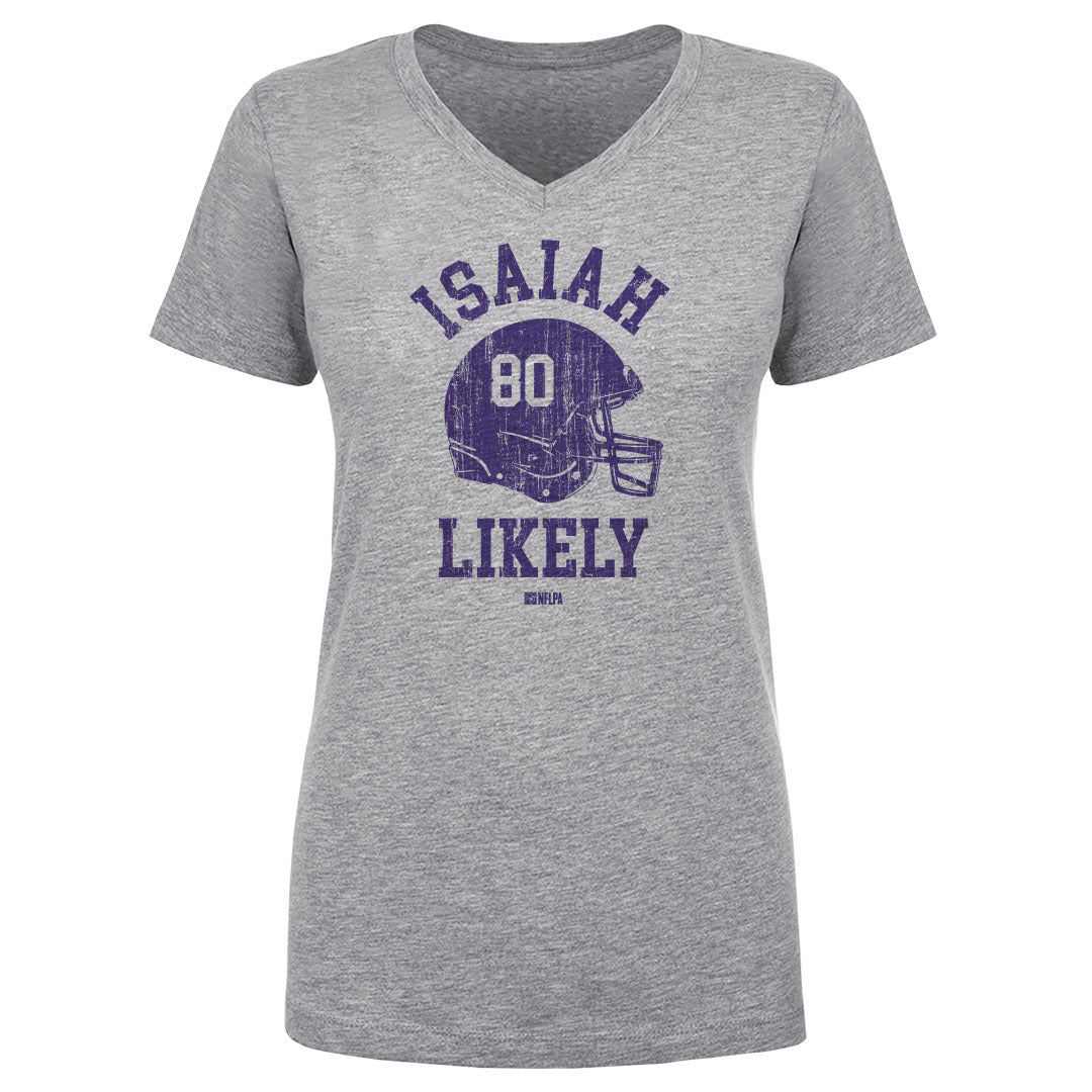 Isaiah Likely Women&#39;s V-Neck T-Shirt | 500 LEVEL