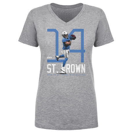 Amon-Ra St. Brown Women's V-Neck T-Shirt | 500 LEVEL