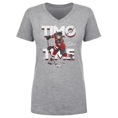 Timo Meier Women's V-Neck T-Shirt | 500 LEVEL