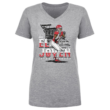 Isiah Pacheco Women's V-Neck T-Shirt | 500 LEVEL
