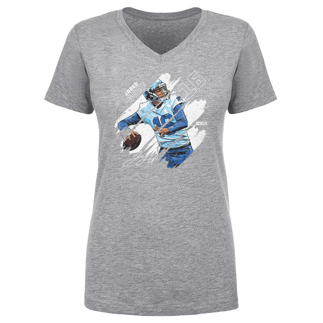 Jared Goff Women's V-Neck T-Shirt | 500 LEVEL