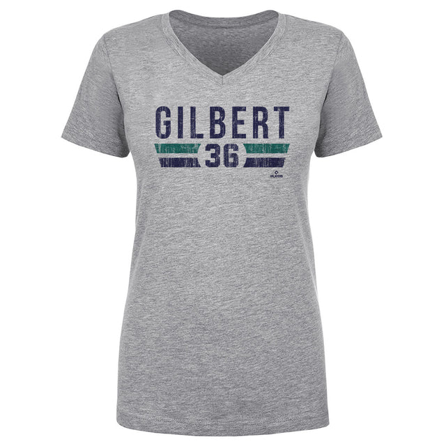 Logan Gilbert Women's V-Neck T-Shirt | 500 LEVEL