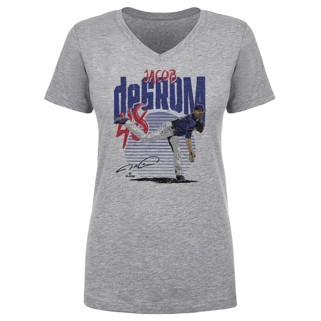Jacob deGrom Women's V-Neck T-Shirt | 500 LEVEL