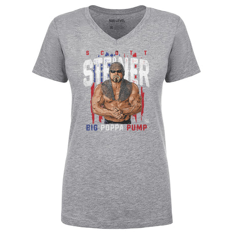 Scott Steiner Women's V-Neck T-Shirt | 500 LEVEL
