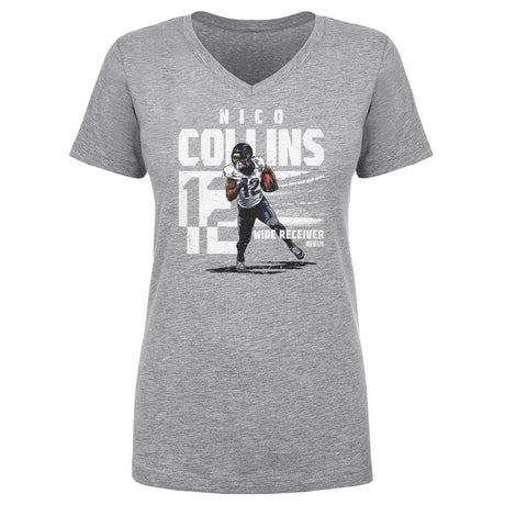 Nico Collins Women's V-Neck T-Shirt | 500 LEVEL