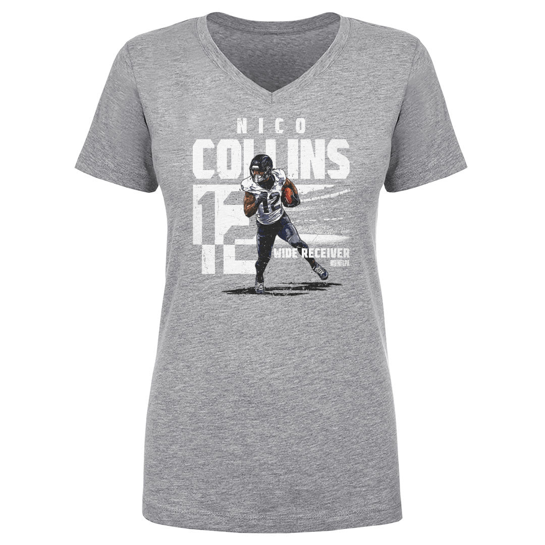 Nico Collins Women&#39;s V-Neck T-Shirt | 500 LEVEL