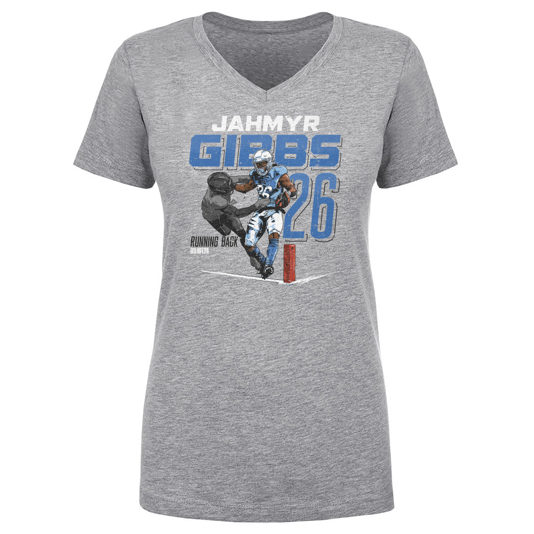 Jahmyr Gibbs Women&#39;s V-Neck T-Shirt | 500 LEVEL