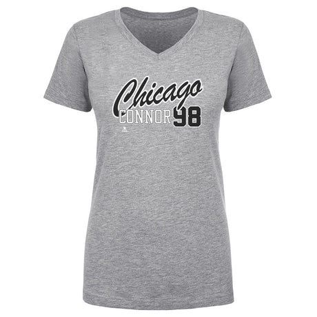 Connor Bedard Women's V-Neck T-Shirt | 500 LEVEL