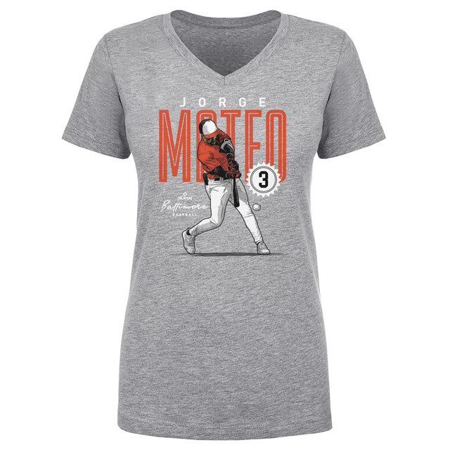 Jorge Mateo Women's V-Neck T-Shirt | 500 LEVEL