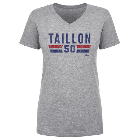 Jameson Taillon Women's V-Neck T-Shirt | 500 LEVEL
