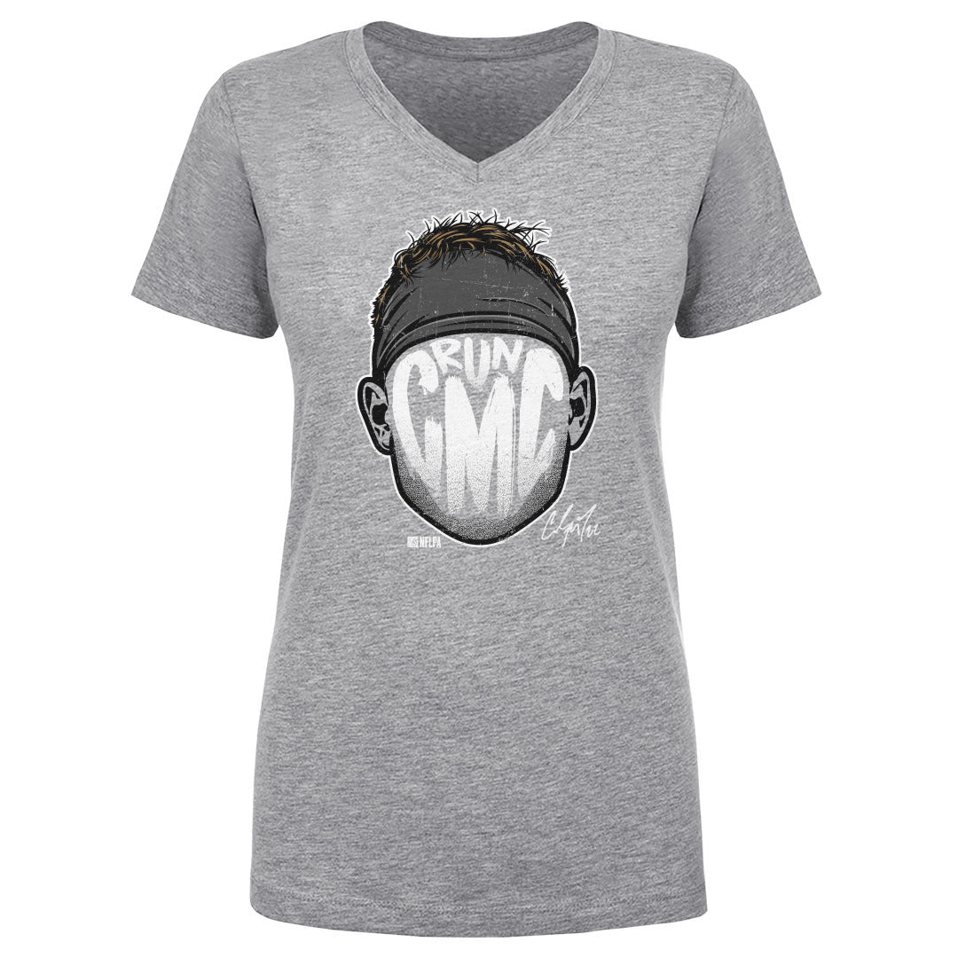 Christian McCaffrey Women's V-Neck T-Shirt | 500 LEVEL