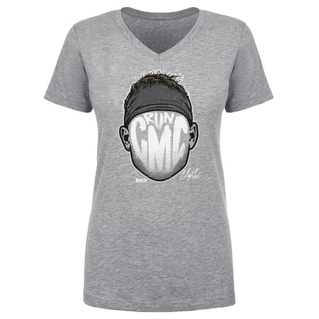 Christian McCaffrey Women's V-Neck T-Shirt | 500 LEVEL