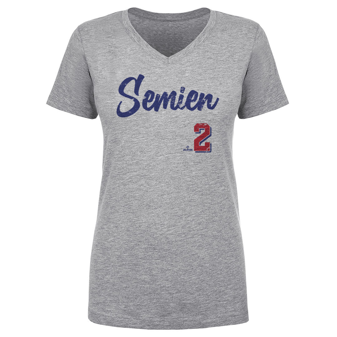 Marcus Semien Women's V-Neck T-Shirt | 500 LEVEL