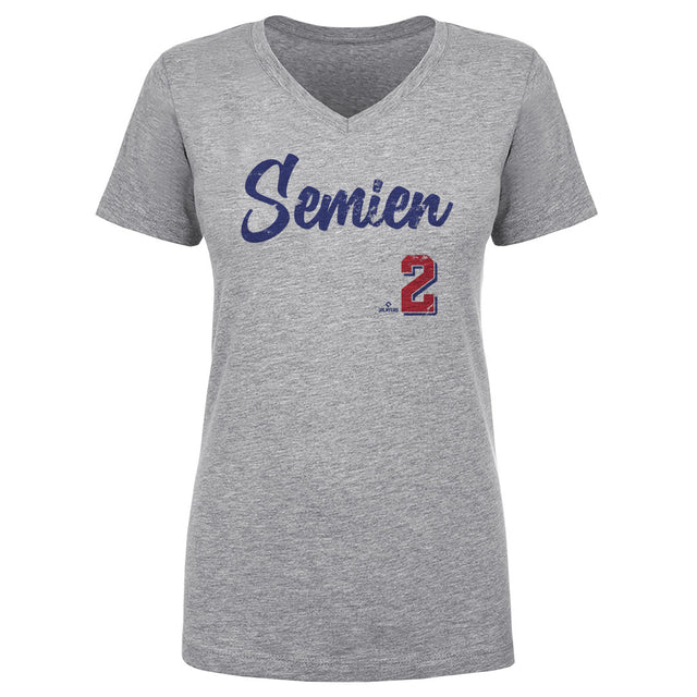 Marcus Semien Women's V-Neck T-Shirt | 500 LEVEL