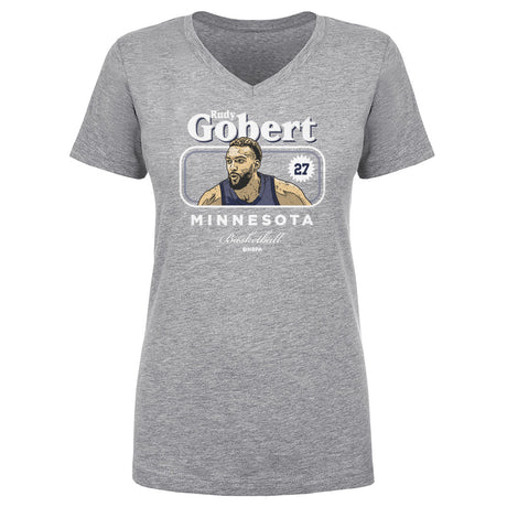 Rudy Gobert Women's V-Neck T-Shirt | 500 LEVEL