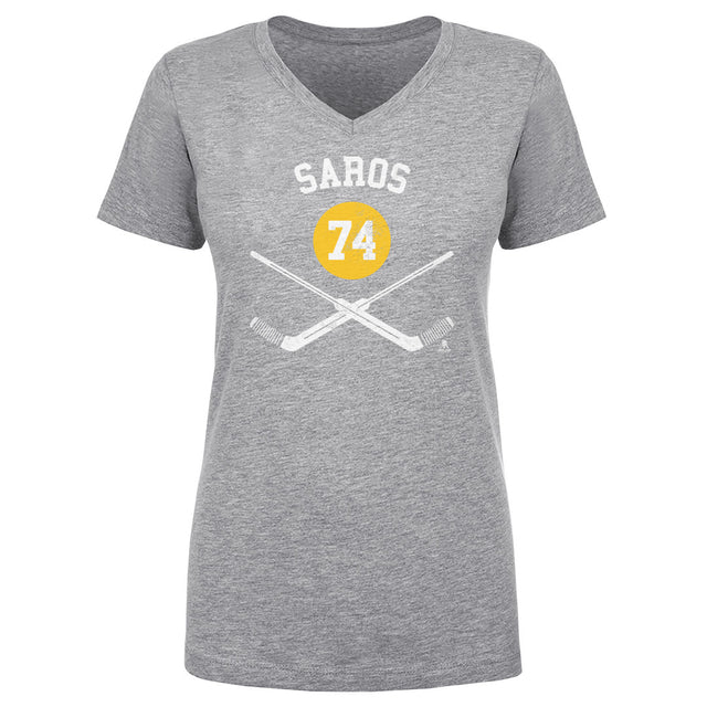 Juuse Saros Women's V-Neck T-Shirt | 500 LEVEL