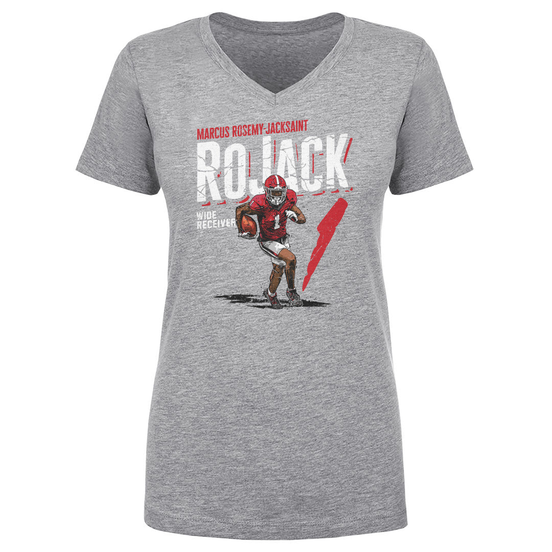 Marcus Rosemy-Jacksaint Women&#39;s V-Neck T-Shirt | 500 LEVEL