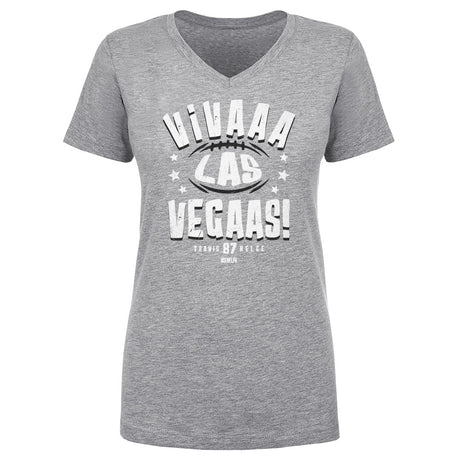 Travis Kelce Women's V-Neck T-Shirt | 500 LEVEL