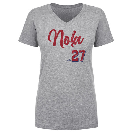 Aaron Nola Women's V-Neck T-Shirt | 500 LEVEL