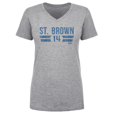 Amon-Ra St. Brown Women's V-Neck T-Shirt | 500 LEVEL