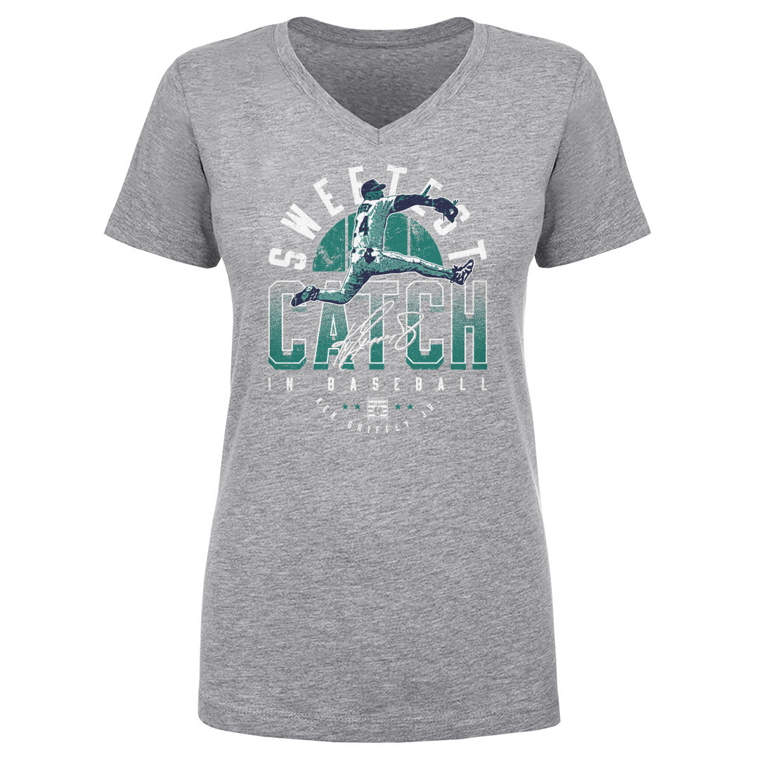 Ken Griffey Jr. Women's V-Neck T-Shirt | 500 LEVEL