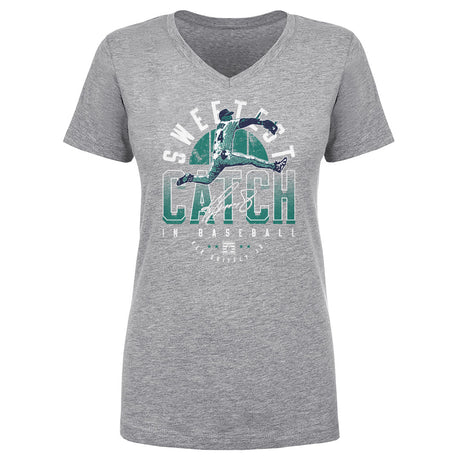 Ken Griffey Jr. Women's V-Neck T-Shirt | 500 LEVEL