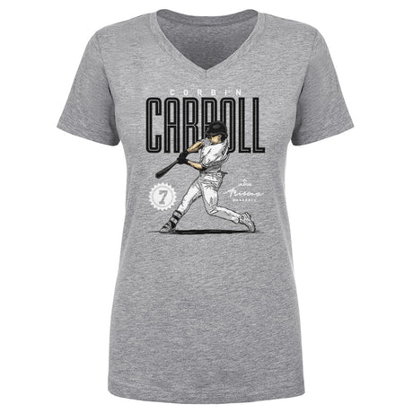 Corbin Carroll Women's V-Neck T-Shirt | 500 LEVEL