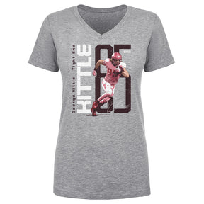 George Kittle Women's V-Neck T-Shirt | 500 LEVEL