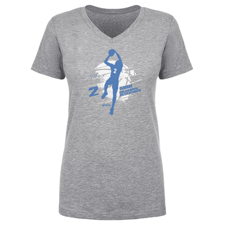 Shai Gilgeous-Alexander Women's V-Neck T-Shirt | 500 LEVEL