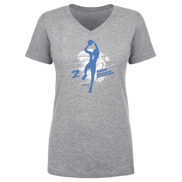 Shai Gilgeous-Alexander Women's V-Neck T-Shirt | 500 LEVEL