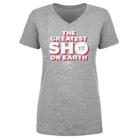 Shohei Ohtani Women's V-Neck T-Shirt | 500 LEVEL
