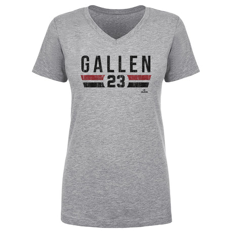Zac Gallen Women's V-Neck T-Shirt | 500 LEVEL