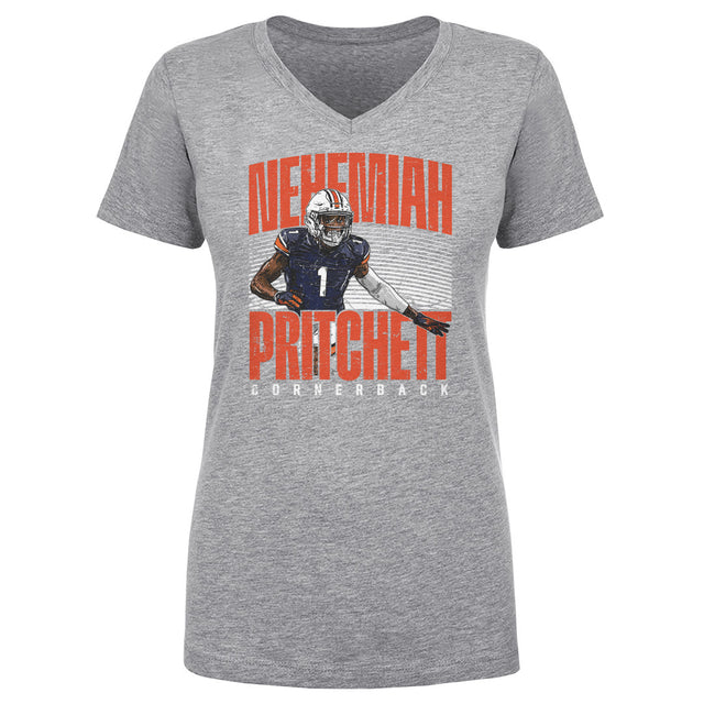 Nehemiah Pritchett Women's V-Neck T-Shirt | 500 LEVEL