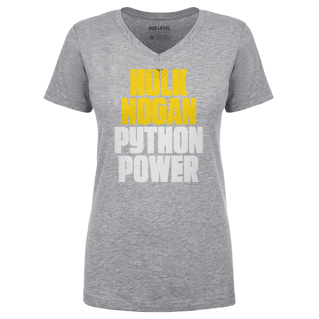 Hulk Hogan Women's V-Neck T-Shirt | 500 LEVEL