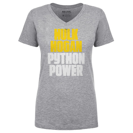 Hulk Hogan Women's V-Neck T-Shirt | 500 LEVEL