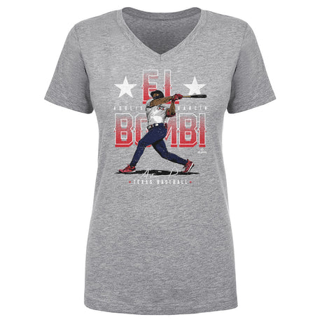 Adolis Garcia Women's V-Neck T-Shirt | 500 LEVEL