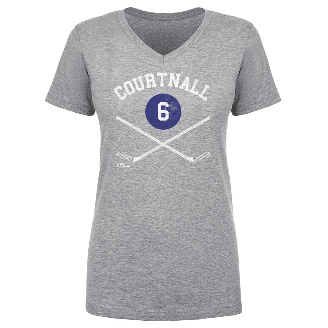 Russ Courtnall Women's V-Neck T-Shirt | 500 LEVEL