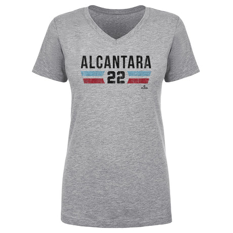 Sandy Alcantara Women's V-Neck T-Shirt | 500 LEVEL