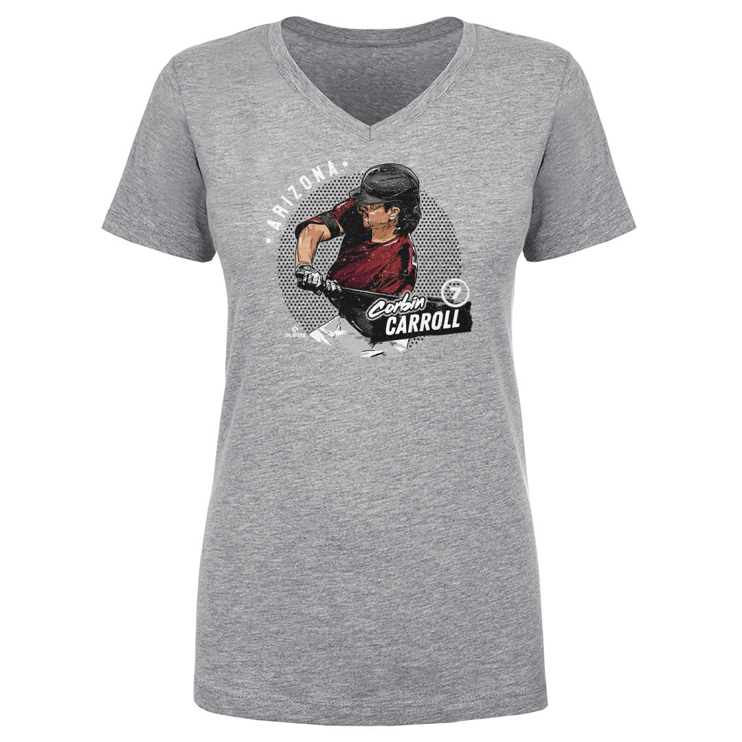 Corbin Carroll Women's V-Neck T-Shirt | 500 LEVEL