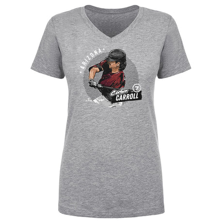 Corbin Carroll Women's V-Neck T-Shirt | 500 LEVEL