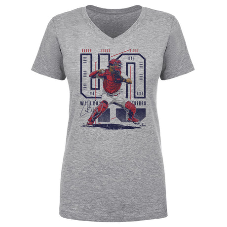 Willson Contreras Women's V-Neck T-Shirt | 500 LEVEL