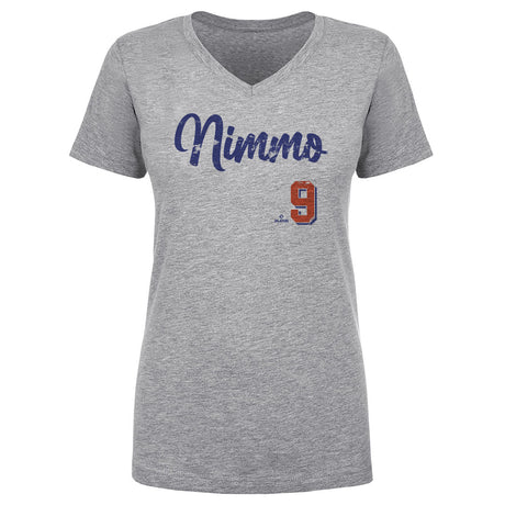 Brandon Nimmo Women's V-Neck T-Shirt | 500 LEVEL