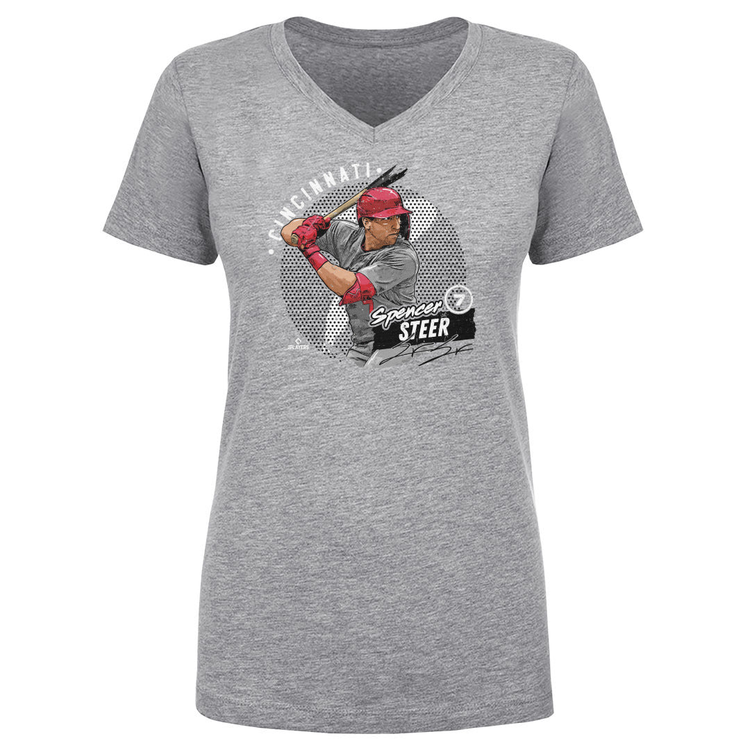 Spencer Steer Women's V-Neck T-Shirt | 500 LEVEL