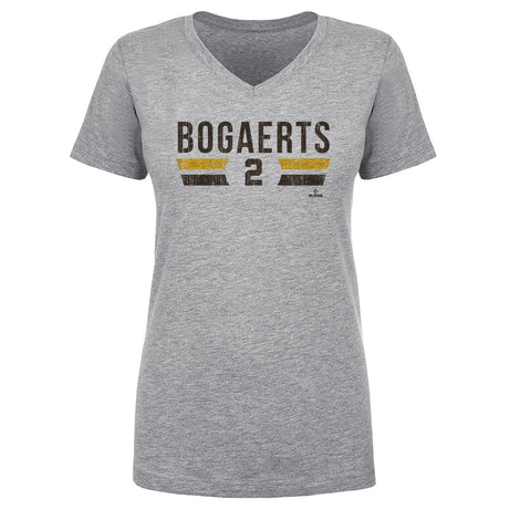 Xander Bogaerts Women's V-Neck T-Shirt | 500 LEVEL