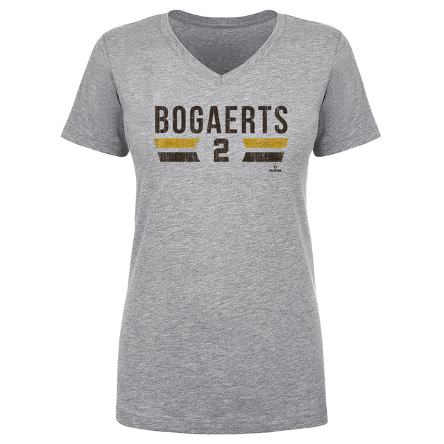 Xander Bogaerts Women's V-Neck T-Shirt | 500 LEVEL